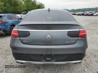 2018 Mercedes-Benz GLE 43 AMG with VIN 4JGED6EB4JA124920, listed as a Copart auction lot 58635785 with 64,203 mi miles and Salvage title. Bid and sale history available at DreamBid. Image 6.