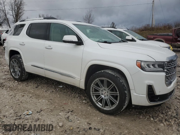 2020 GMC Acadia Denali with VIN 1GKKNXLS4LZ125359, listed as a Copart auction lot 47401225 with 74,478 mi miles and Clean Title. Bid and sale history available at carsss.com. Image 4.