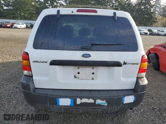 2006 Ford Escape Hybrid with VIN 1FMYU96H16KA20744, listed as a Copart auction lot 83619374 with 173,021 mi miles and Clean Title. Bid and sale history available at carsss.com. Image 6.