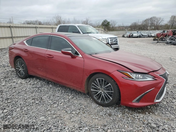 2022 Lexus ES with VIN 58ADZ1B15NU115491, listed as a Copart auction lot 48785495 with 49,130 mi miles and Salvage Title. Bid and sale history available at carsss.com. Image 4.