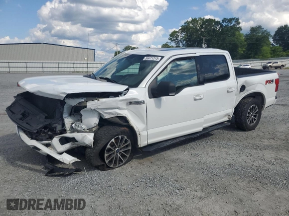 2018 Ford F-150 XL with VIN 1FTEW1EG7JFA64678, listed as a Copart auction lot 56411315 with 148,775 mi miles and Salvage title. Bid and sale history available at DreamBid. Image 1.