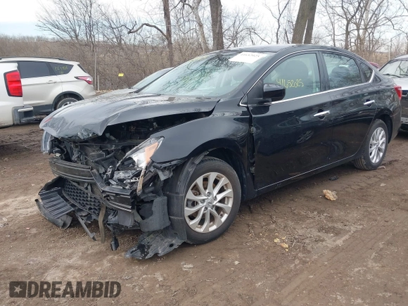 2019 Nissan Sentra SV z VIN 3N1AB7AP9KY389431, wystawiony jako IAAI lot #41652025 z przebiegiem 81 241 mil mil oraz . Historia ofert i sprzedaży dostępna na DreamBid. Obrazek 6.