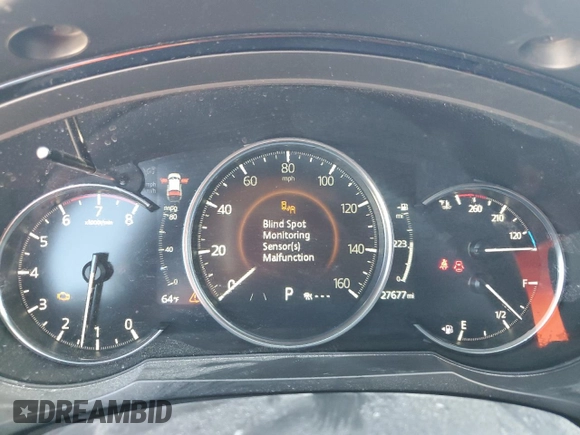 2023 Mazda CX-9 Carbon Edition with VIN JM3TCBDY8P0653953, listed as a Copart auction lot 48810905 with 27,677 mi miles and Salvage title. Bid and sale history available at DreamBid. Image 9.