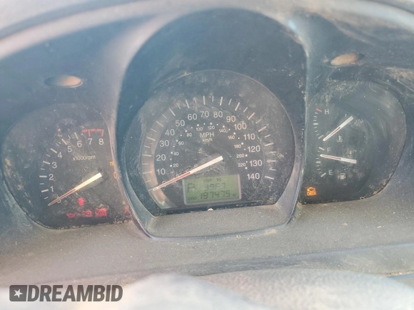 2008 Kia Spectra EX with VIN KNAFE122485540611, listed as a Copart auction lot 56258515 with 197,475 mi miles and Salvage title. Bid and sale history available at DreamBid. Image 9.