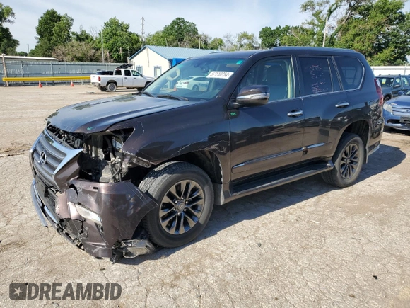 2019 Lexus GX 460 Luxury with VIN JTJJM7FX3K5225764, listed as a Copart auction lot 57110254 with 59,150 mi miles and Salvage title. Bid and sale history available at DreamBid. Image 1.