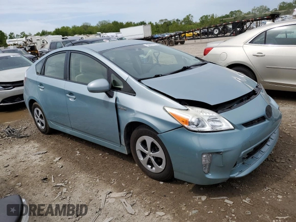 2013 Toyota Prius One z VIN JTDKN3DU2D1669993, wystawiony jako Copart lot #58293375 z przebiegiem 96 515 mil mil oraz Czysty tytuł • Clean title. Historia ofert i sprzedaży dostępna na DreamBid. Obrazek 4.