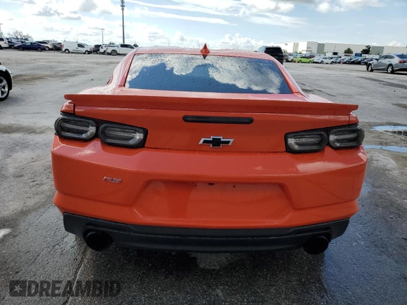 2019 Chevrolet Camaro 2LT with VIN 1G1FD1RX5K0111823, listed as a Copart auction lot 73771734 with 43,840 mi miles and Salvage Title. Bid and sale history available at carsss.com. Image 6.