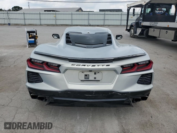 2021 Chevrolet Corvette 2LT with VIN 1G1YB2D46M5122224, listed as a Copart auction lot 64782884 with 48,018 mi miles and Salvage Title. Bid and sale history available at carsss.com. Image 6.