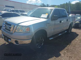 2008 Ford F-150 XLT with VIN 1FTPW14V98FA09331, listed as a IAAI auction lot 42001968 with 263,651 mi miles. Bid and sale history available at carsss.com. Image 2.