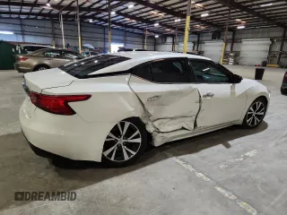2017 Nissan Maxima SV with VIN 1N4AA6AP7HC432584, listed as a Copart auction lot 62671045 with 117,390 mi miles and Salvage title. Bid and sale history available at DreamBid. Image 3.