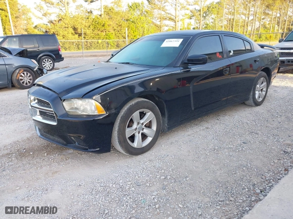 2012 Dodge Charger SE with VIN 2C3CDXBG7CH300367, listed as a IAAI auction lot 42067391 with 165,383 mi miles. Bid and sale history available at carsss.com. Image 2.