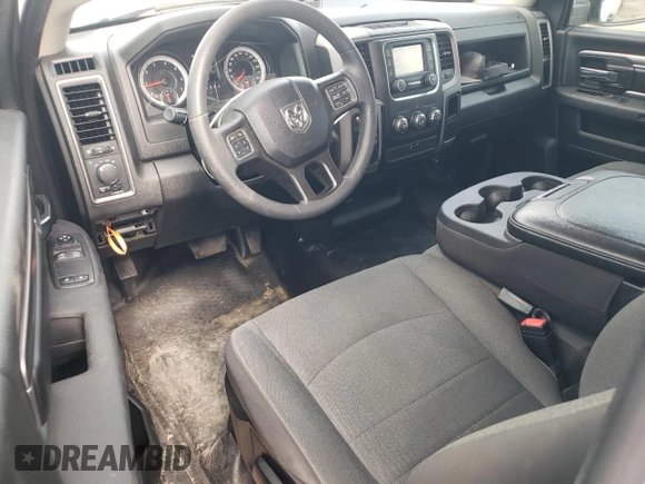 2022 Ram 1500 Tradesman with VIN 3C6JR6DG2NG395748, listed as a Copart auction lot 44686895 with 32,991 mi miles and Salvage title. Bid and sale history available at DreamBid. Image 8.