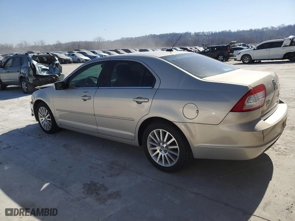 2009 Mercury Milan Premier with VIN 3MEHM08Z29R600587, listed as a Copart auction lot 48682825 with 0 mi miles and Salvage Title. Bid and sale history available at carsss.com. Image 2.
