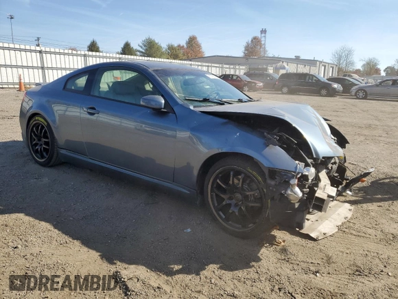 2006 Infiniti G35 Coupe with VIN JNKCV54E26M704458, listed as a Copart auction lot 78372694 with 141,442 mi miles and Salvage Title. Bid and sale history available at carsss.com. Image 4.