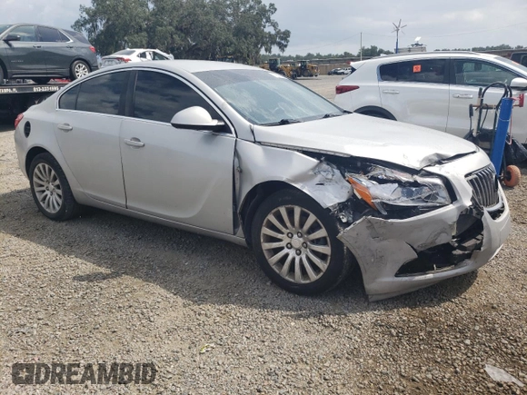 2011 Buick Regal CXL Turbo TO1 with VIN W04GV5EV9B1097451, listed as a Copart auction lot 72307114 with 117,911 mi miles and Salvage Title. Bid and sale history available at carsss.com. Image 4.