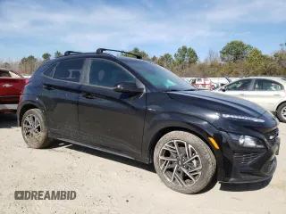 2022 Hyundai Kona N Line with VIN KM8K3CA35NU794693, listed as a Copart auction lot 40448973 with 14,235 mi miles. Bid and sale history available at carsss.com. Image 4.