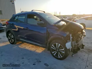 2018 Nissan Kicks SR with VIN 3N1CP5CU4JL513909, listed as a Copart auction lot 52370785 with 54,474 mi miles and Salvage Title. Bid and sale history available at carsss.com. Image 4.