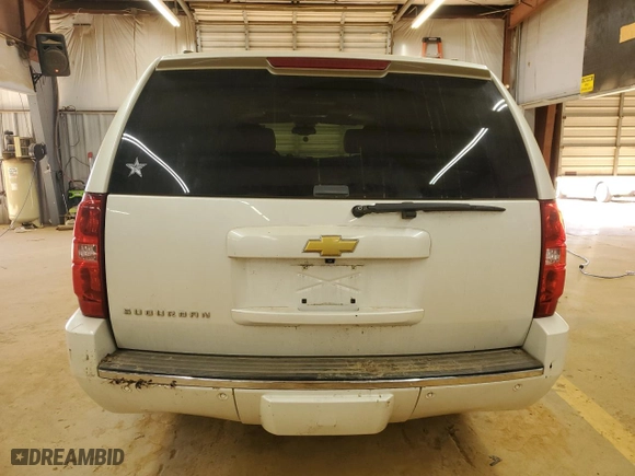 2014 Chevrolet Suburban LTZ with VIN 1GNSCKE0XER127997, listed as a Copart auction lot 42411525 with 228,690 mi miles and Salvage Title. Bid and sale history available at carsss.com. Image 6.
