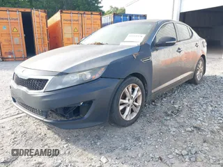 2013 Kia Optima EX with VIN 5XXGN4A73DG091000, listed as a IAAI auction lot 42555576 with 190,848 mi miles and . Bid and sale history available at DreamBid. Image 2.