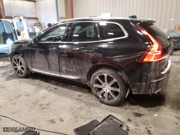 2020 Volvo XC60 Inscription with VIN YV4102RL5L1432205, listed as a Copart auction lot 45481775 with 56,331 mi miles and Salvage Title. Bid and sale history available at carsss.com. Image 2.