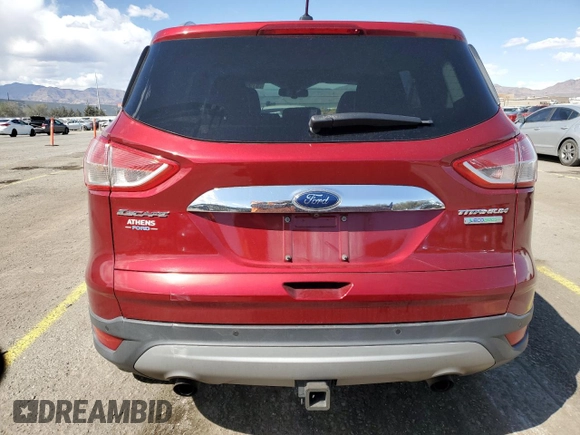 2015 Ford Escape Titanium with VIN 1FMCU0J99FUB88058, listed as a Copart auction lot 51992055 with 44,409 mi miles and Salvage Title. Bid and sale history available at carsss.com. Image 6.