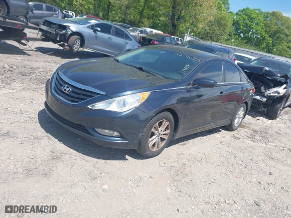 2013 Hyundai Sonata GLS with VIN 5NPEB4AC1DH751357, listed as a IAAI auction lot 42046348 with 118,619 mi miles. Bid and sale history available at carsss.com. Image 2.