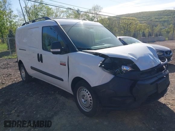 2019 Ram ProMaster City Cargo Tradesman z VIN ZFBHRFAB3K6N55295, wystawiony jako IAAI lot #42144176 z przebiegiem 69 262 mil mil oraz . Historia ofert i sprzedaży dostępna na DreamBid. Obrazek 1.