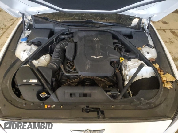 2017 Genesis G80 3.8L with VIN KMHGN4JE8HU203249, listed as a Copart auction lot 51466455 with 72,790 mi miles and Clean Title. Bid and sale history available at DreamBid. Image 11.