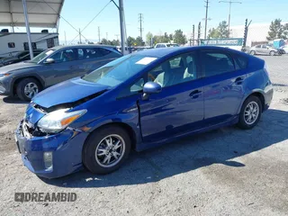 2011 Toyota Prius I with VIN JTDKN3DU8B0259962, listed as a IAAI auction lot 41851859 with 314,714 mi miles. Bid and sale history available at carsss.com. Image 2.