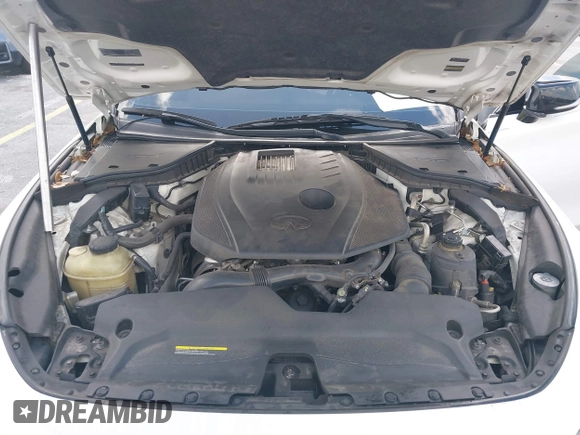 2017 Infiniti Q60 2.0t Premium with VIN JN1CV7EK7HM110553, listed as a IAAI auction lot 42115242 with 83,129 mi miles. Bid and sale history available at carsss.com. Image 10.