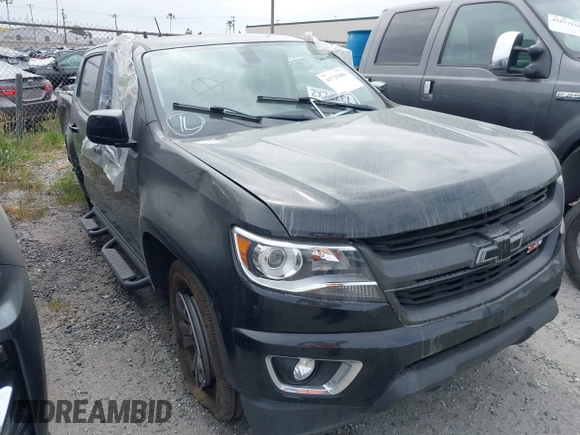 2019 Chevrolet Colorado 4WD Z71 with VIN 1GCGTDEN5K1289956, listed as a IAAI auction lot 41729406 with 60,887 mi miles. Bid and sale history available at carsss.com. Image 1.
