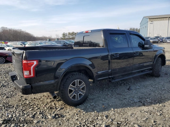 2015 Ford F-150 XLT w/HD Payload Pkg with VIN 1FTFW1EF8FFA35550, listed as a Copart auction lot 87315204 with 403,701 mi miles and Salvage Title. Bid and sale history available at carsss.com. Image 3.