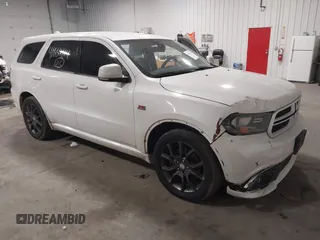 2017 Dodge Durango R/T with VIN 1C4SDJCT4HC891056, listed as a IAAI auction lot 41662114 with 185,176 mi miles and . Bid and sale history available at DreamBid. Image 1.