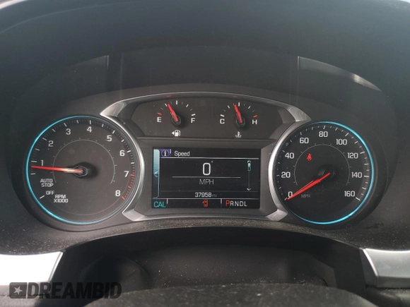 2019 Chevrolet Traverse LT Cloth with VIN 1GNEVGKW9KJ156849, listed as a Copart auction lot 62774065 with 37,958 mi miles and Salvage title. Bid and sale history available at DreamBid. Image 9.