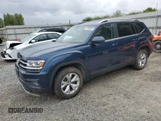 2018 Volkswagen Atlas SE z VIN 1V2KR2CA7JC526669, wystawiony jako Copart lot #57256865 z przebiegiem 86 523 mil mil oraz Szkody całkowita. Historia ofert i sprzedaży dostępna na DreamBid. Obrazek 1.
