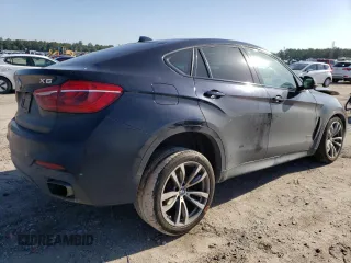 2016 BMW X6 xDrive50i with VIN 5UXKU6C58G0R33838, listed as a Copart auction lot 50343333 with 69,567 mi miles. Bid and sale history available at carsss.com. Image 3.