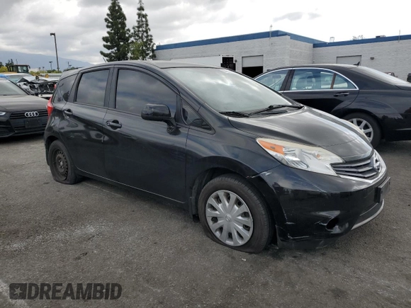 2014 Nissan Note SV with VIN 3N1CE2CP7EL431810, listed as a Copart auction lot 54339385 with 124,387 mi miles and Clean Title. Bid and sale history available at DreamBid. Image 4.