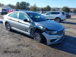 2020 Volkswagen Jetta S with VIN 3VWCB7BU5LM047748, listed as a IAAI auction lot 41599223 with 58,383 mi miles and . Bid and sale history available at DreamBid. Image 1.