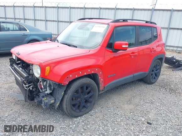 2017 Jeep Renegade Altitude with VIN ZACCJABB0HPF14936, listed as a IAAI auction lot 42356558 with 190,000 mi miles and . Bid and sale history available at DreamBid. Image 2.