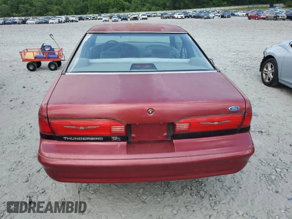 1995 Ford Thunderbird LX with VIN 1FALP6245SH140633, listed as a Copart auction lot 54914685 with 65,451 mi miles and Clean Title. Bid and sale history available at DreamBid. Image 6.