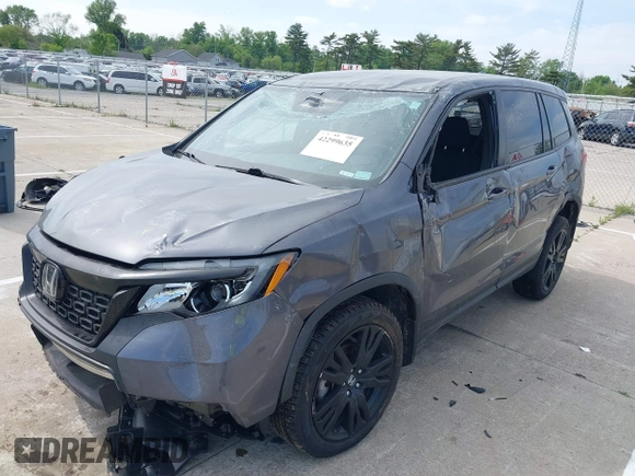 2019 Honda Passport Sport with VIN 5FNYF8H27KB002001, listed as a IAAI auction lot 42299635 with 54,542 mi miles and . Bid and sale history available at DreamBid. Image 6.
