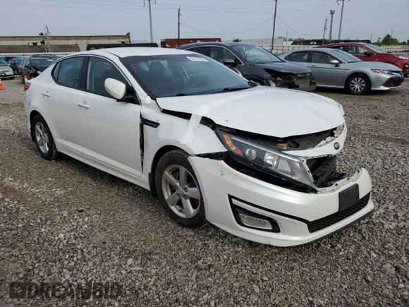 2015 Kia Optima LX with VIN KNAGM4A70F5551592, listed as a Copart auction lot 55157375 with 99,773 mi miles and Salvage Title. Bid and sale history available at carsss.com. Image 4.