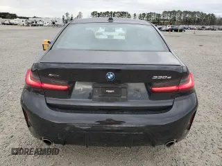 2023 BMW 3 Series 330e xDrive with VIN 3MW39FS05P8D22715, listed as a Copart auction lot 86916144 with 25,819 mi miles and Salvage Title. Bid and sale history available at carsss.com. Image 6.