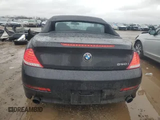 2009 BMW 6 Series 650i with VIN WBAEB53589C224534, listed as a Copart auction lot 47969605 with 180,113 mi miles and Clean Title. Bid and sale history available at carsss.com. Image 6.
