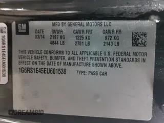 2014 Cadillac ELR z VIN 1G6RS1E45EU601538, wystawiony jako Copart lot #44822905 z przebiegiem 34 746 mil mil oraz Szkoda całkowita • Salvage title. Historia ofert i sprzedaży dostępna na DreamBid. Obrazek 12.