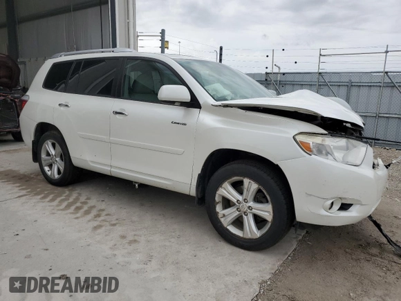 2010 Toyota Highlander Limited with VIN 5TDDK3EH1AS024432, listed as a Copart auction lot 53903575 with 177,763 mi miles and Salvage title. Bid and sale history available at DreamBid. Image 4.