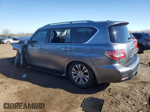 2019 Nissan Armada SV with VIN JN8AY2NC3K9580617, listed as a Copart auction lot 78830024 with 106,872 mi miles and Salvage Title. Bid and sale history available at carsss.com. Image 2.