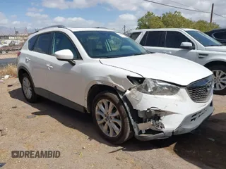2013 Mazda CX-5 Grand Touring with VIN JM3KE4DE0D0148590, listed as a IAAI auction lot 41685993 with 189,843 mi miles. Bid and sale history available at carsss.com. Image 1.