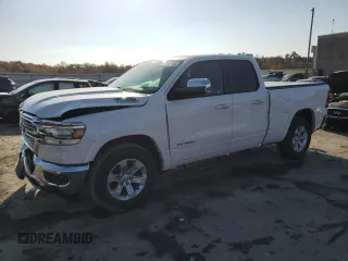 2019 Ram 1500 Laramie with VIN 1C6SRFDTXKN674871, listed as a Copart auction lot 77143314 with 30,418 mi miles and Salvage Title. Bid and sale history available at carsss.com. Image 1.