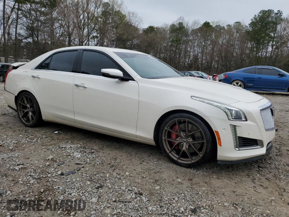 2014 Cadillac CTS Vsport Premium RWD z VIN 1G6AV5S80E0173873, wystawiony jako Copart lot #49964255 z przebiegiem 122 615 mil mil oraz Szkody całkowita. Historia ofert i sprzedaży dostępna na DreamBid. Obrazek 4.